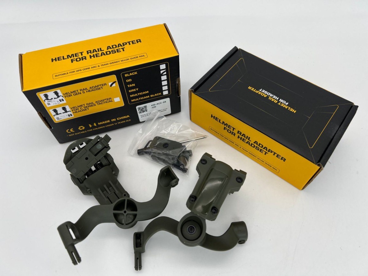 Адаптер для нашлемных тактических наушников/гарнитуры Чебурашки