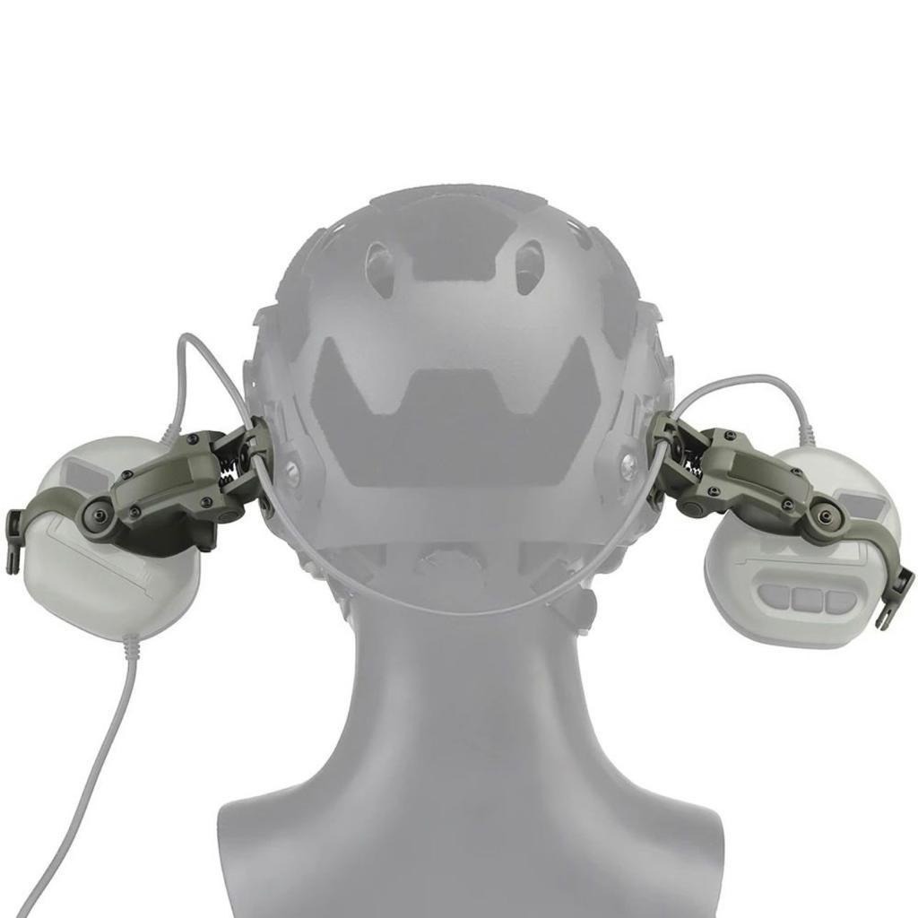 Адаптер для нашлемных тактических наушников/гарнитуры Чебурашки - фото 3