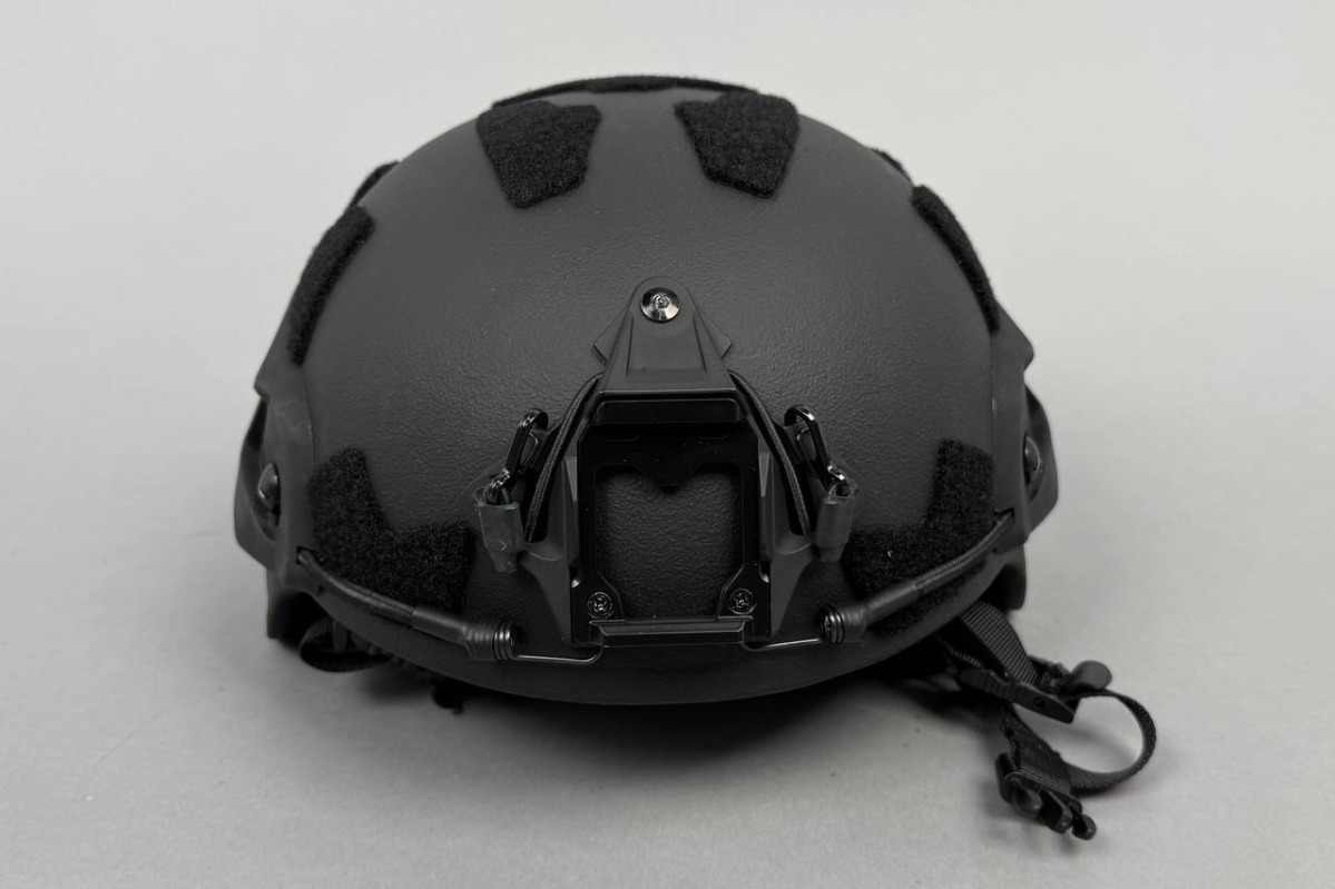 Шлем СВМПЭ тактический Ach mich nij IIIa Ops Core с ушами черный