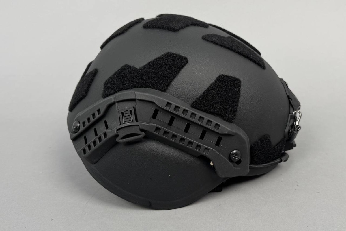 Шлем СВМПЭ тактический Ach mich nij IIIa Ops Core с ушами черный - фото 2