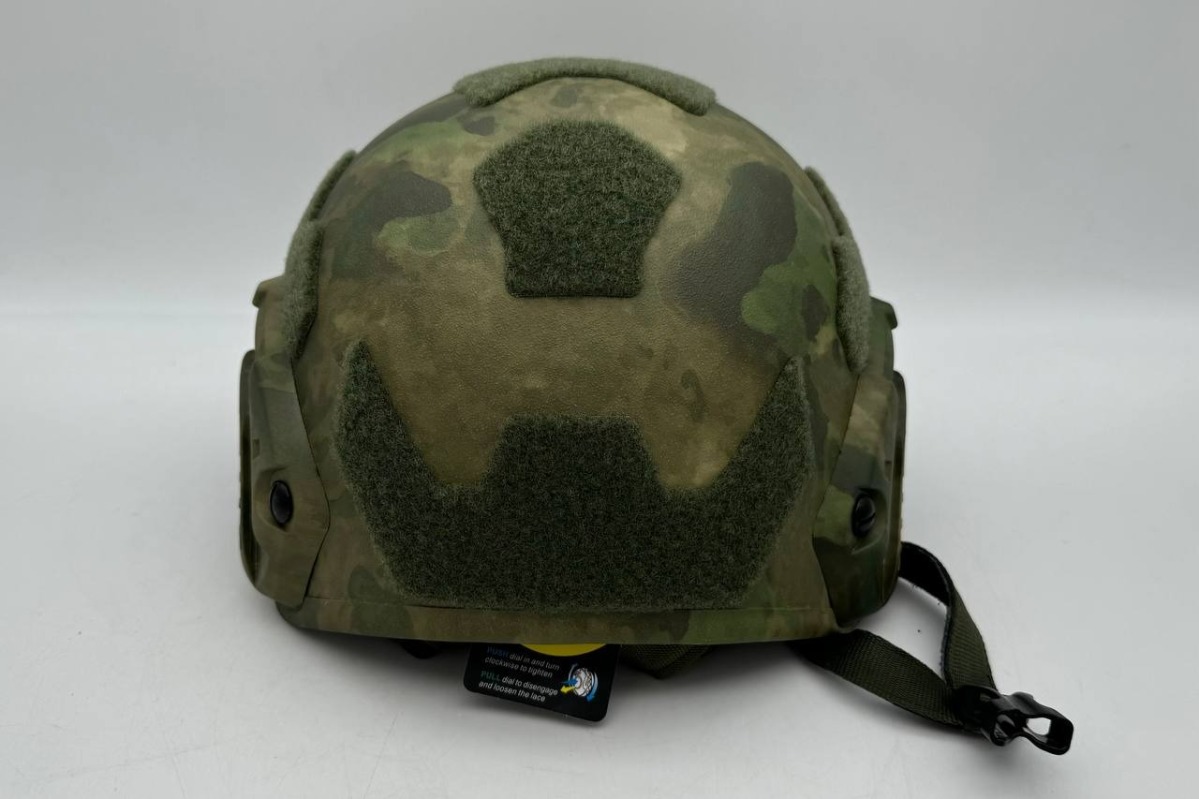 Шлем тактический Fast Ops Core без ушей мох - фото 2