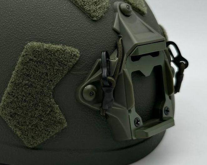 Шлем тактический Fast Ops Core без ушей олива - фото 2