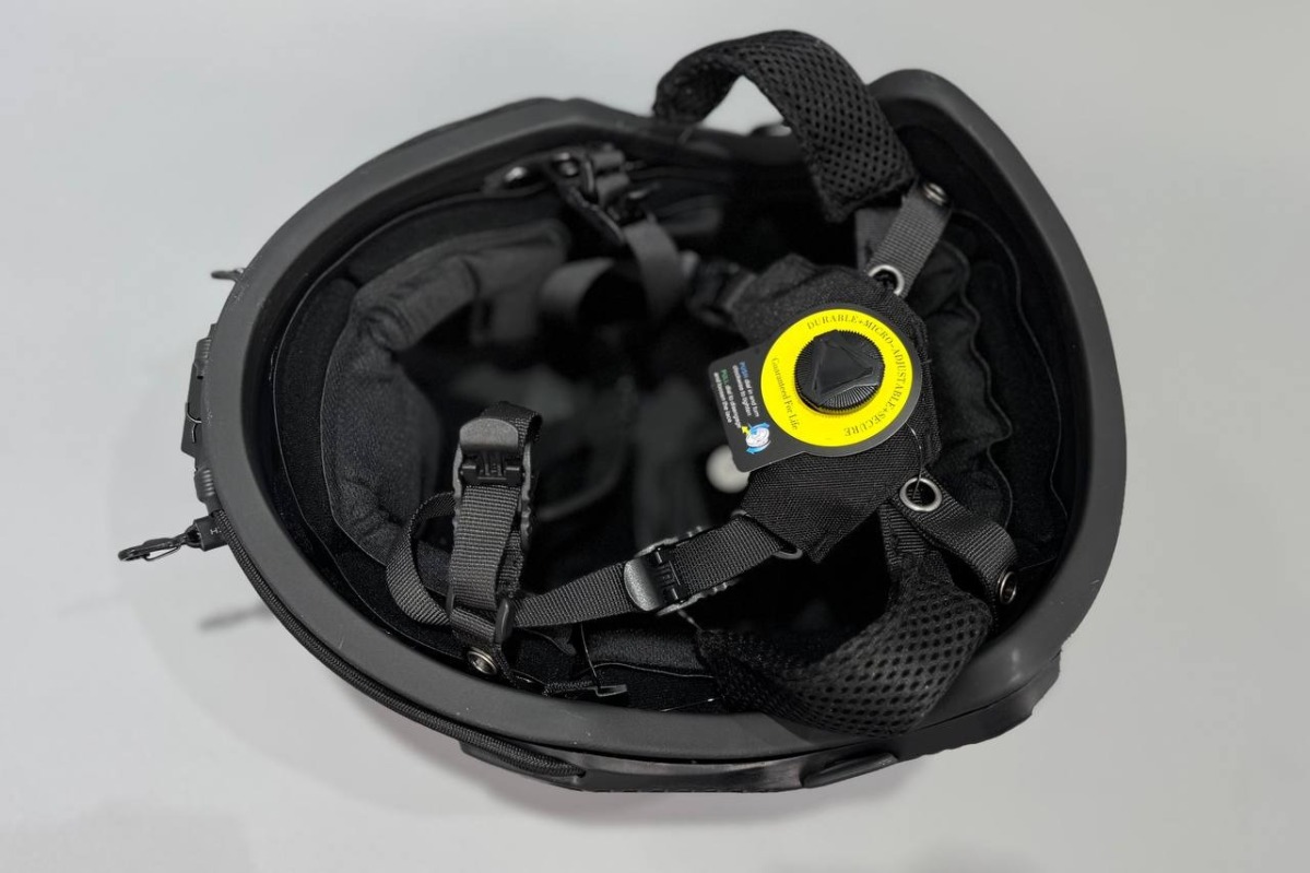 Шлем тактический СВМПЭ Fast Ops Core Венди без ушей черный - фото 4