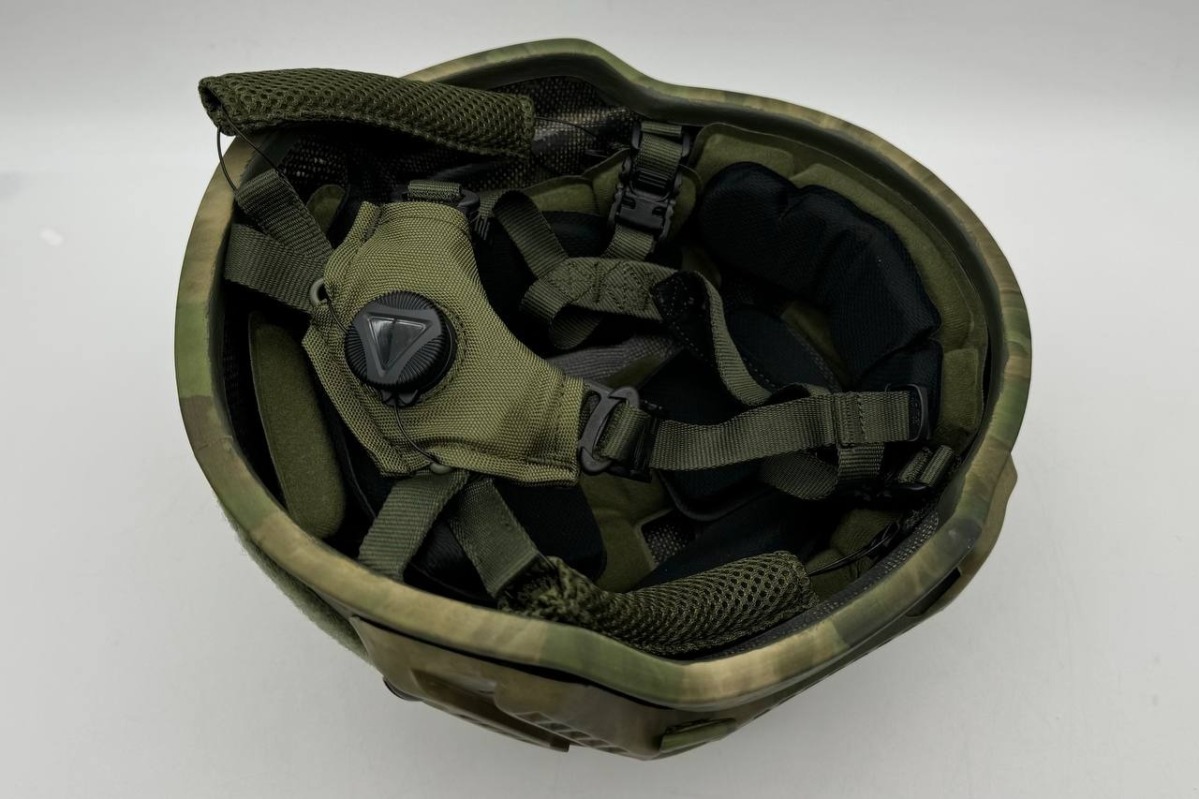 Шлем композитный Sentry полуухий мох - фото 3