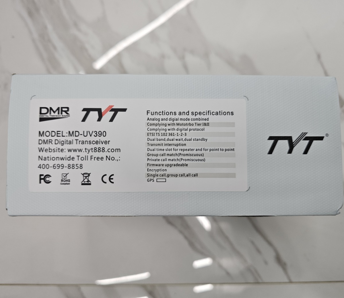 Рация TYT MD UV 390DMR - фото 5